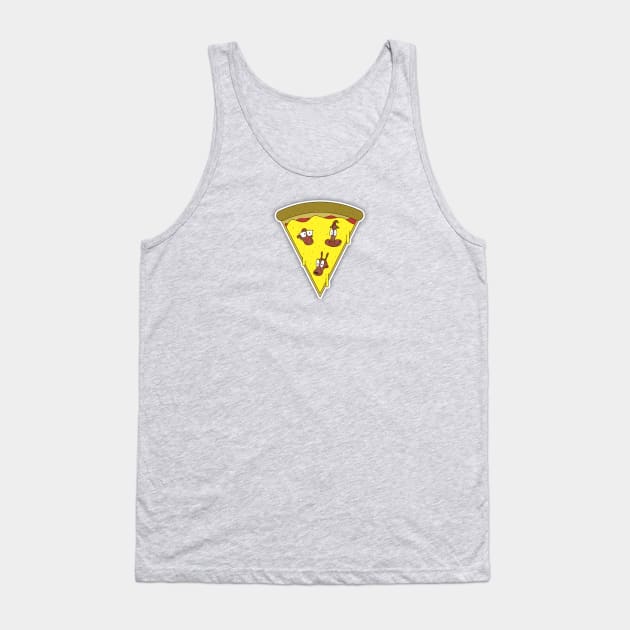 Rocko's Modern Life/ Pizza mashup Tank Top by meganther0se